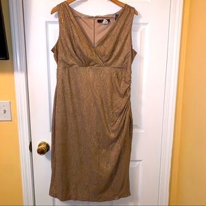 Women’s Sparkly Gold Party Dress